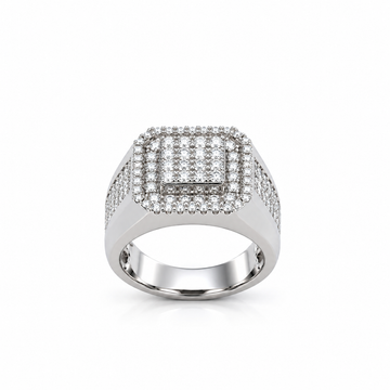 9911691 | 925 Moissanite Rhodium Ring