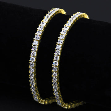 9312142 | Steel Tennis Moissanite Gold Chain