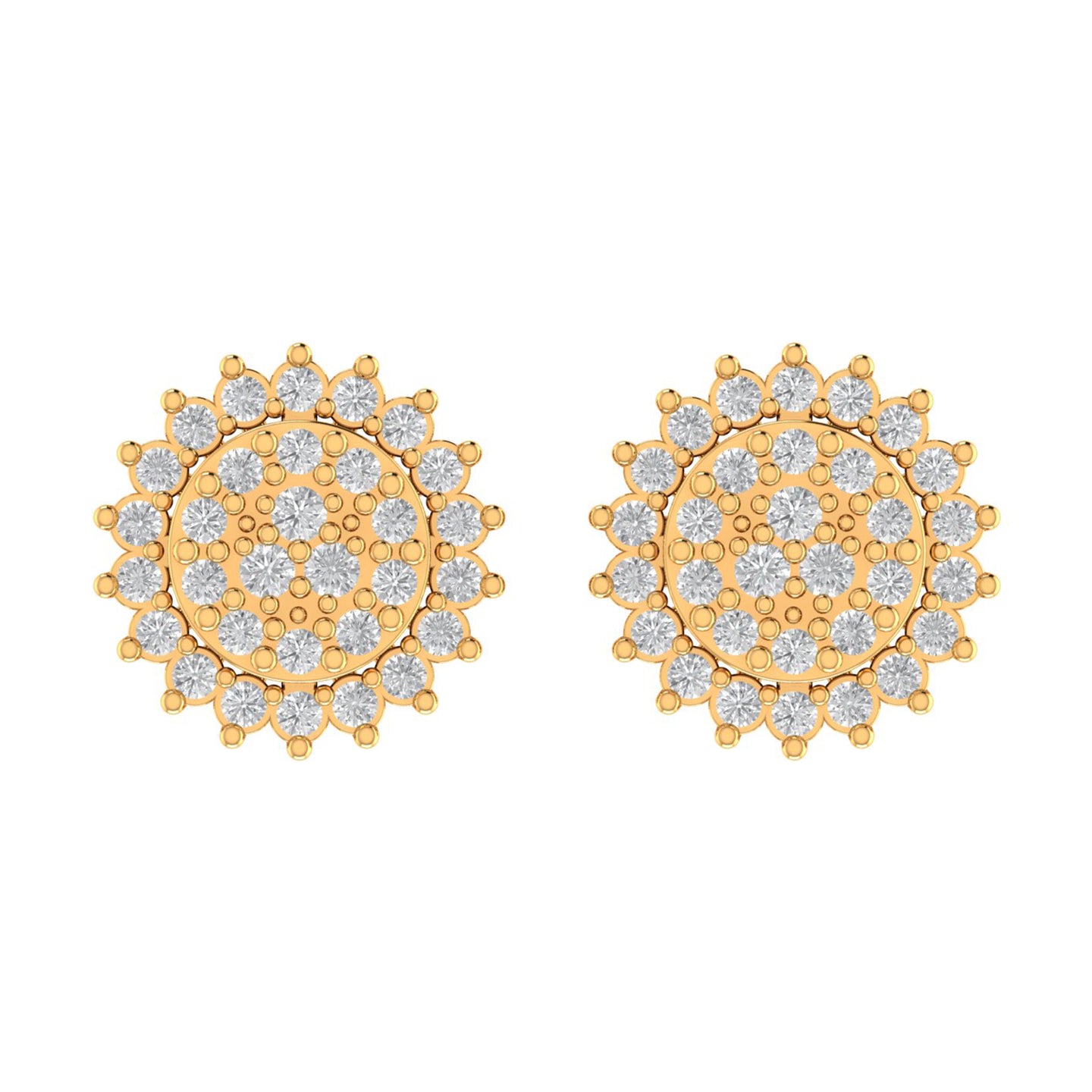 SANGUINE 10K GOLD MOISSANITE EARRINGS I 980052