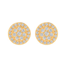 PALATIAL 10K GOLD MOISSANITE EARRINGS I 980012