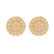CAPER 10K GOLD MOISSANITE EARRINGS I 980122