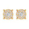 BLITHE 10K GOLD MOISSANITE EARRINGS I 980062