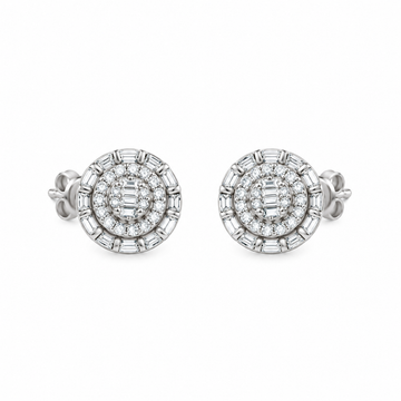 9911911 | 925 Moissanite Rhodium Earring