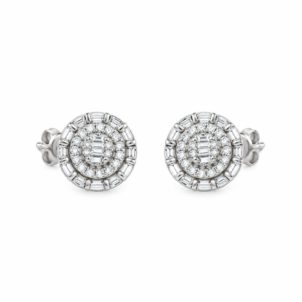 9911911 | 925 Moissanite Rhodium Earring