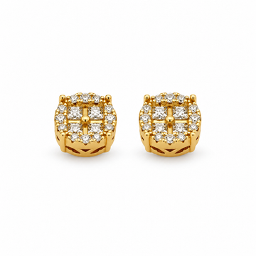 992192 | 925 Moissanite Gold Earring