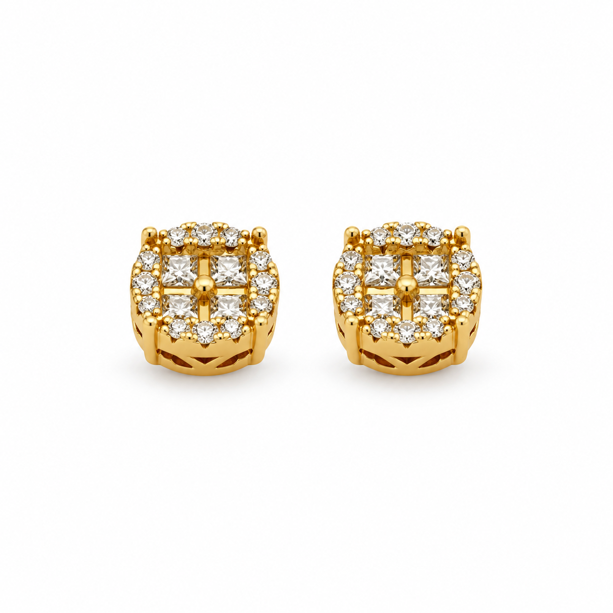 992192 | 925 Moissanite Gold Earring