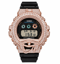 590415 | Brass Moissanite Rose Gold Evil Eye G-Shock Watch