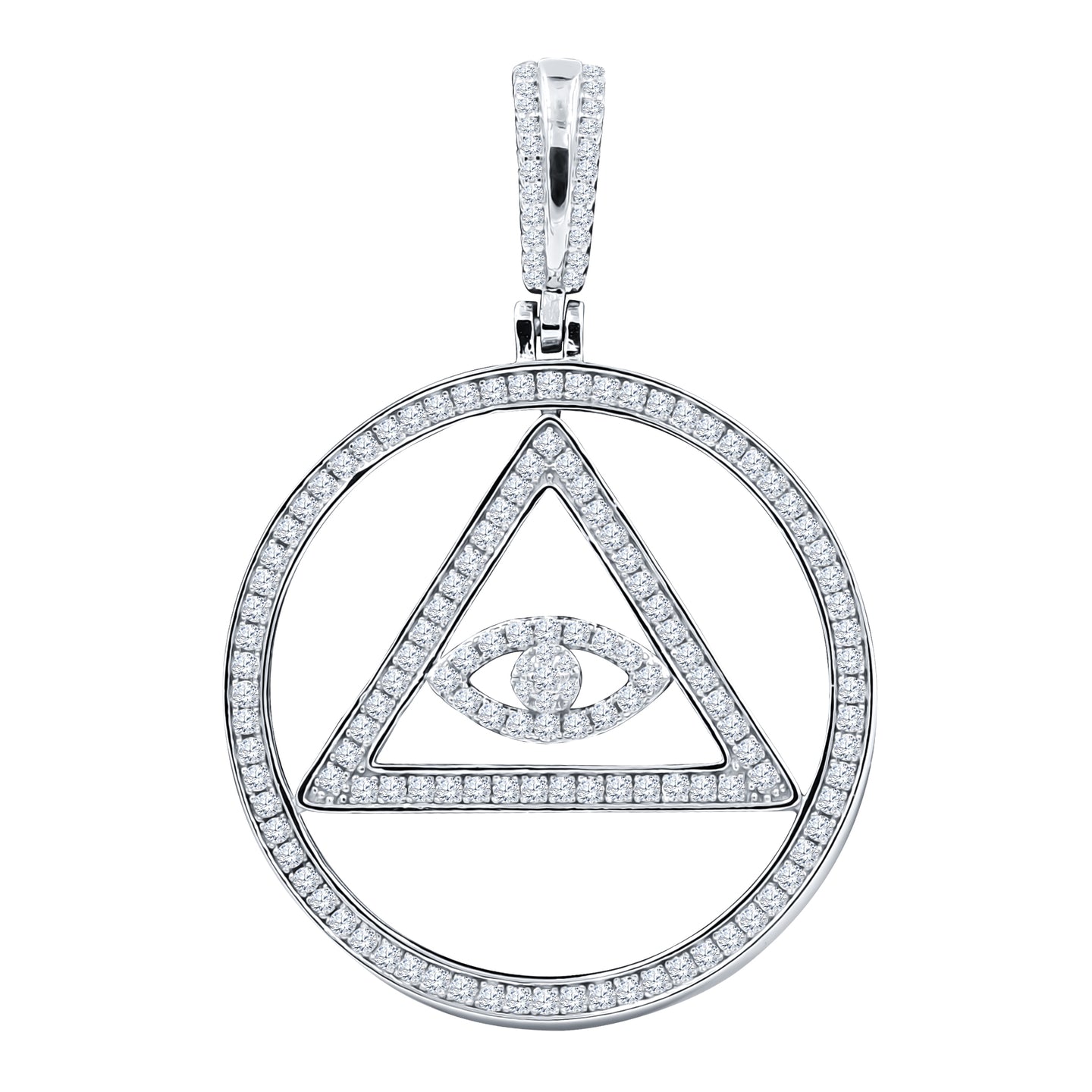 TALISMAN MOISSANITE SILVER PENDANT I 993541