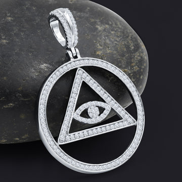 TALISMAN MOISSANITE SILVER PENDANT I 993541