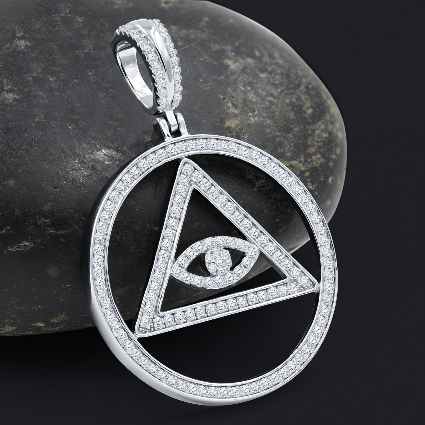 TALISMAN MOISSANITE SILVER PENDANT I 993541