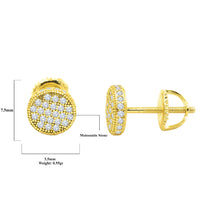 MOOI SILVER MOISSANITE EARRINGS I 993691