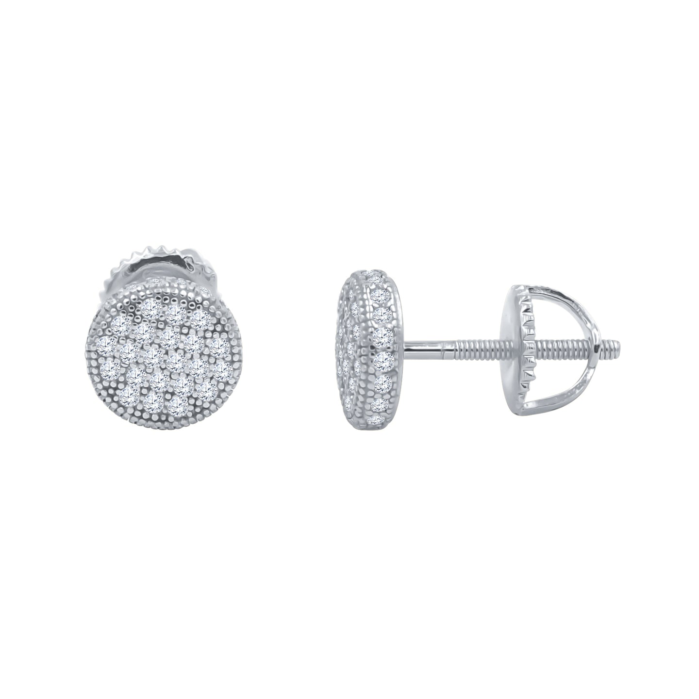 MOOI SILVER MOISSANITE EARRINGS I 993691