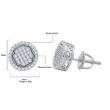 ECLAT SILVER MOISSANITE EARRINGS I 993701