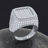 LUXE MOISSANITE SILVER RING I 992271