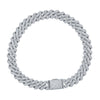 OPULENT 10MM 925 MOISSANITE CUBAN BRACELET | 991341