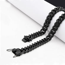 PARADISIACAL 10MM STEEL CUBAN CHAIN I  9310493