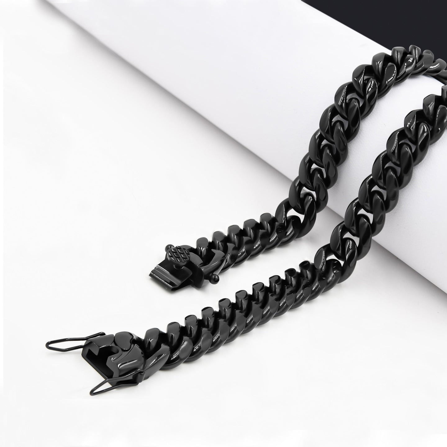 PARADISIACAL 10MM STEEL CUBAN CHAIN I  9310493