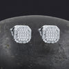 SALUBRITY SILVER MOISSANITE EARRINGS |  991651