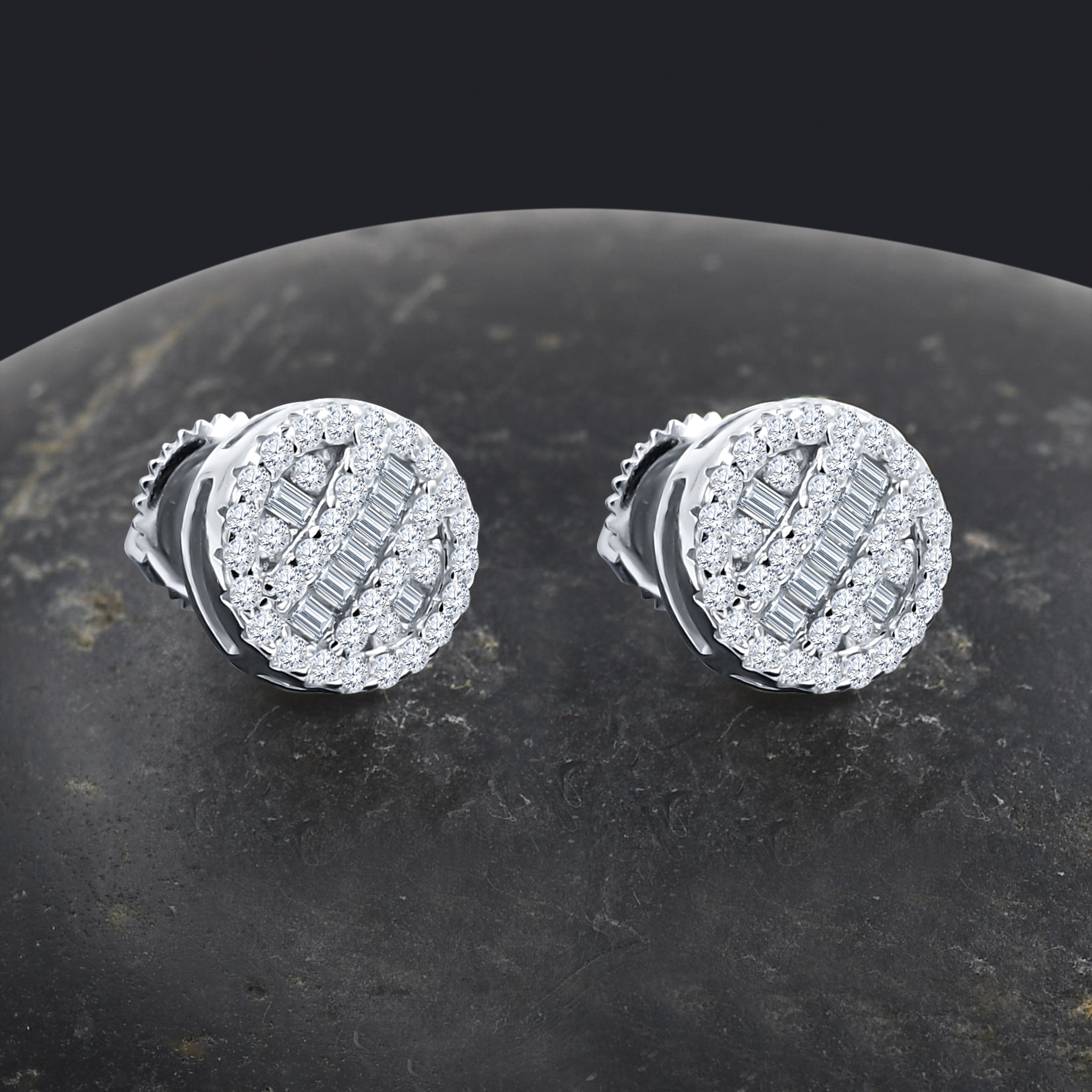 LAETUS SILVER MOISSANITE EARRINGS | 991631