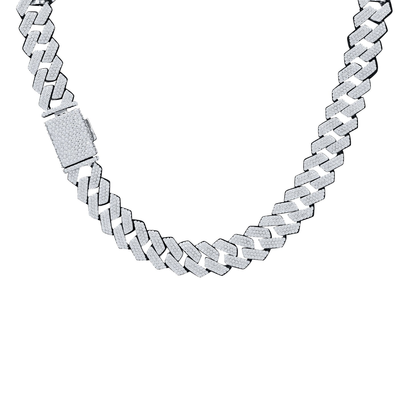 IVICH 14MM 925 MOISSANITE CUBAN CHAIN | 994531