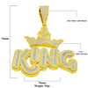 REGAL BRASS PENDANT I 916052