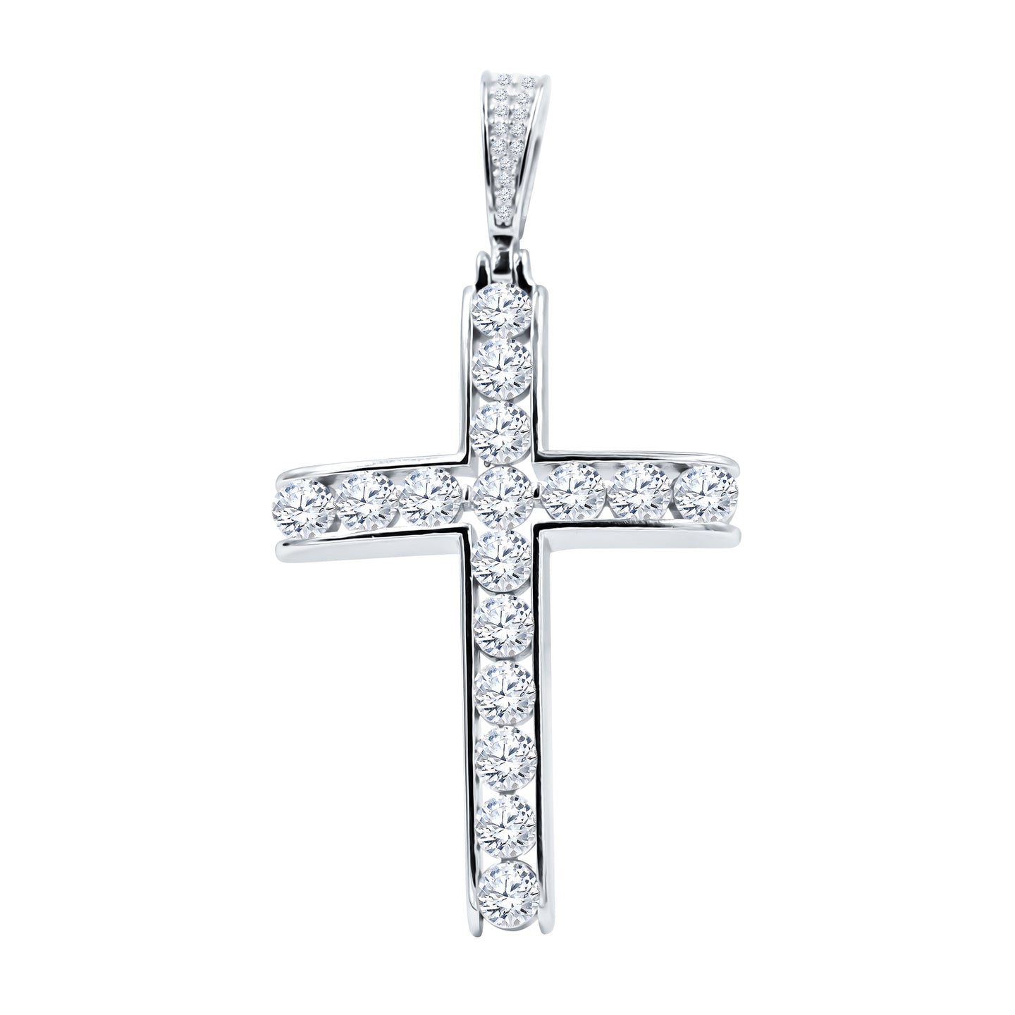 GEM-GRACE 925 STERLING SILVER PENDANT MOISSANITE | 994541