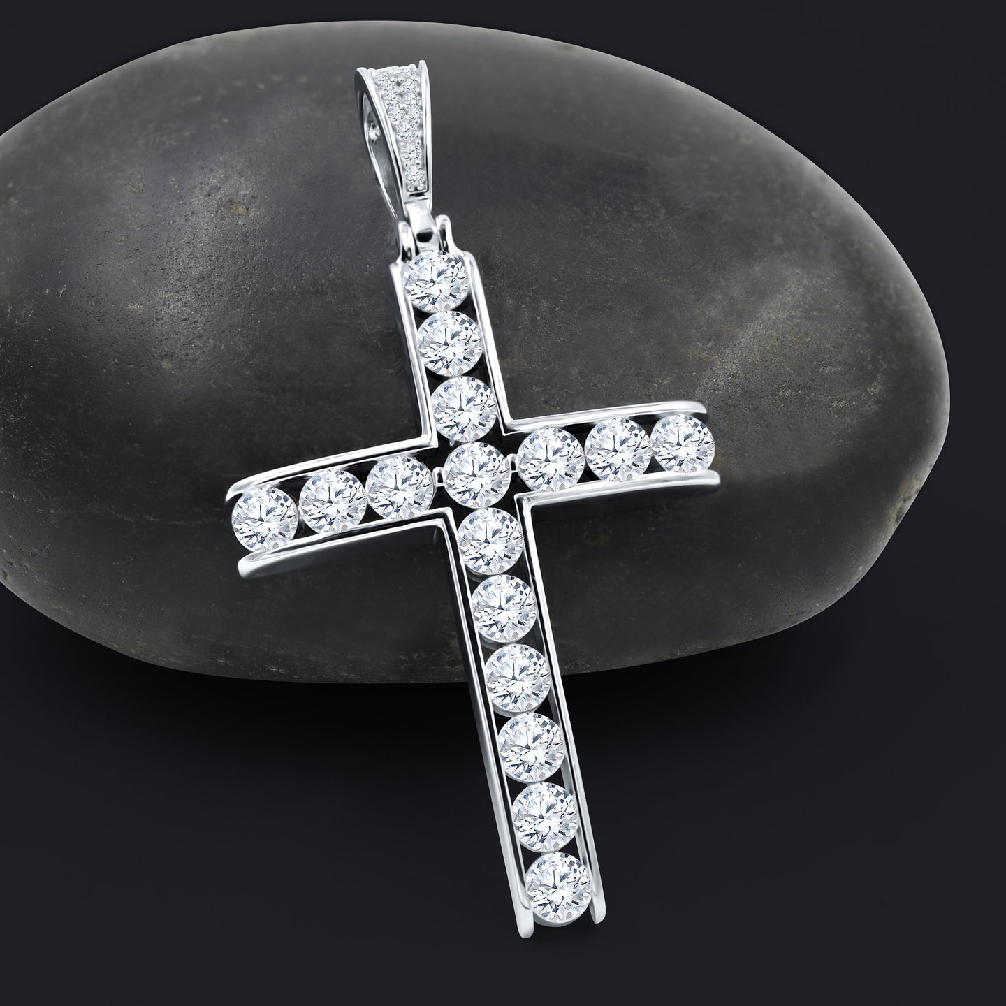 GEM-GRACE 925 STERLING SILVER PENDANT MOISSANITE | 994541