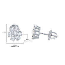 VESPERA SILVER MOISSANITE EARRINGS  | 994601