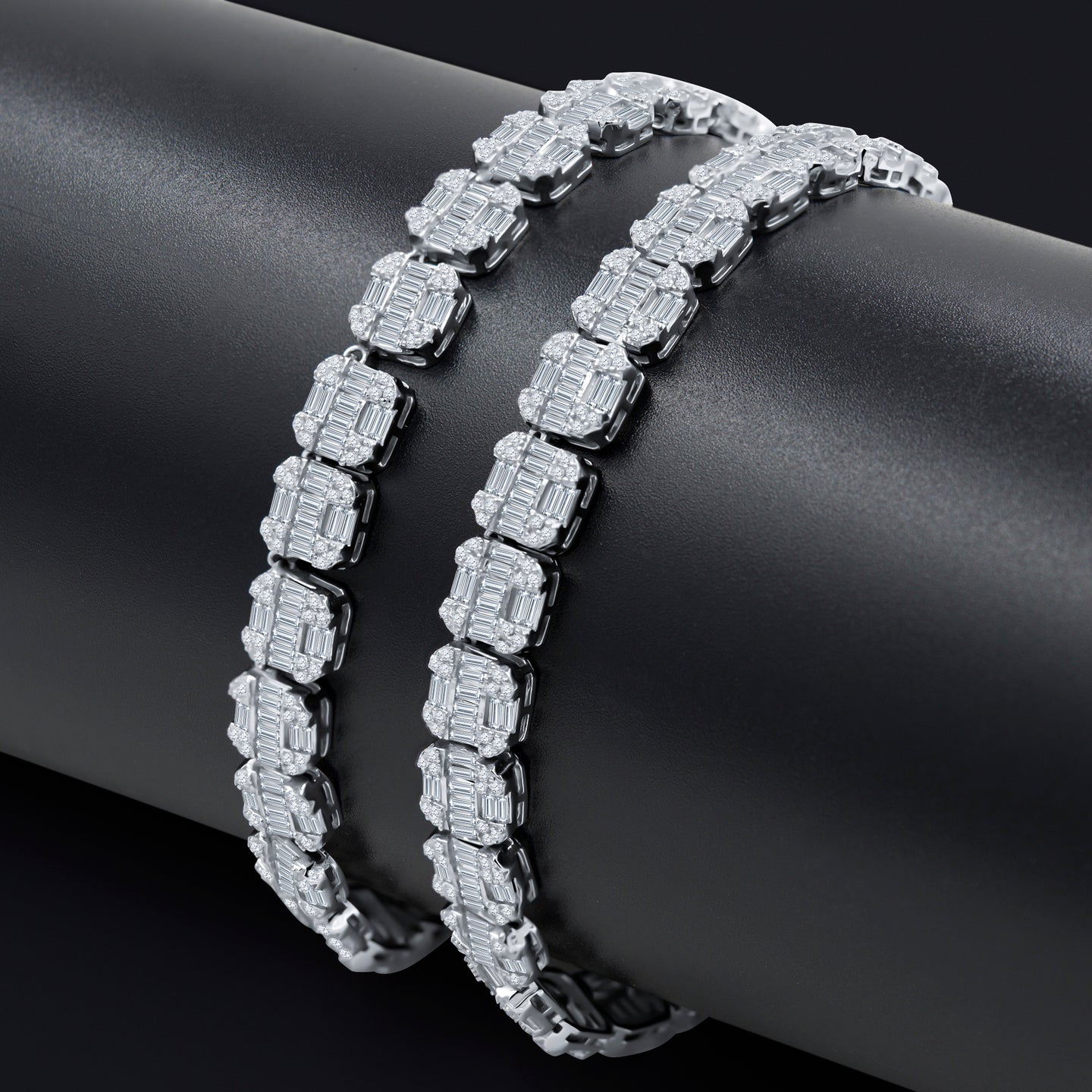 ZEPHYRITH 8MM 925 SILVER CHAIN CZ  | 9221791