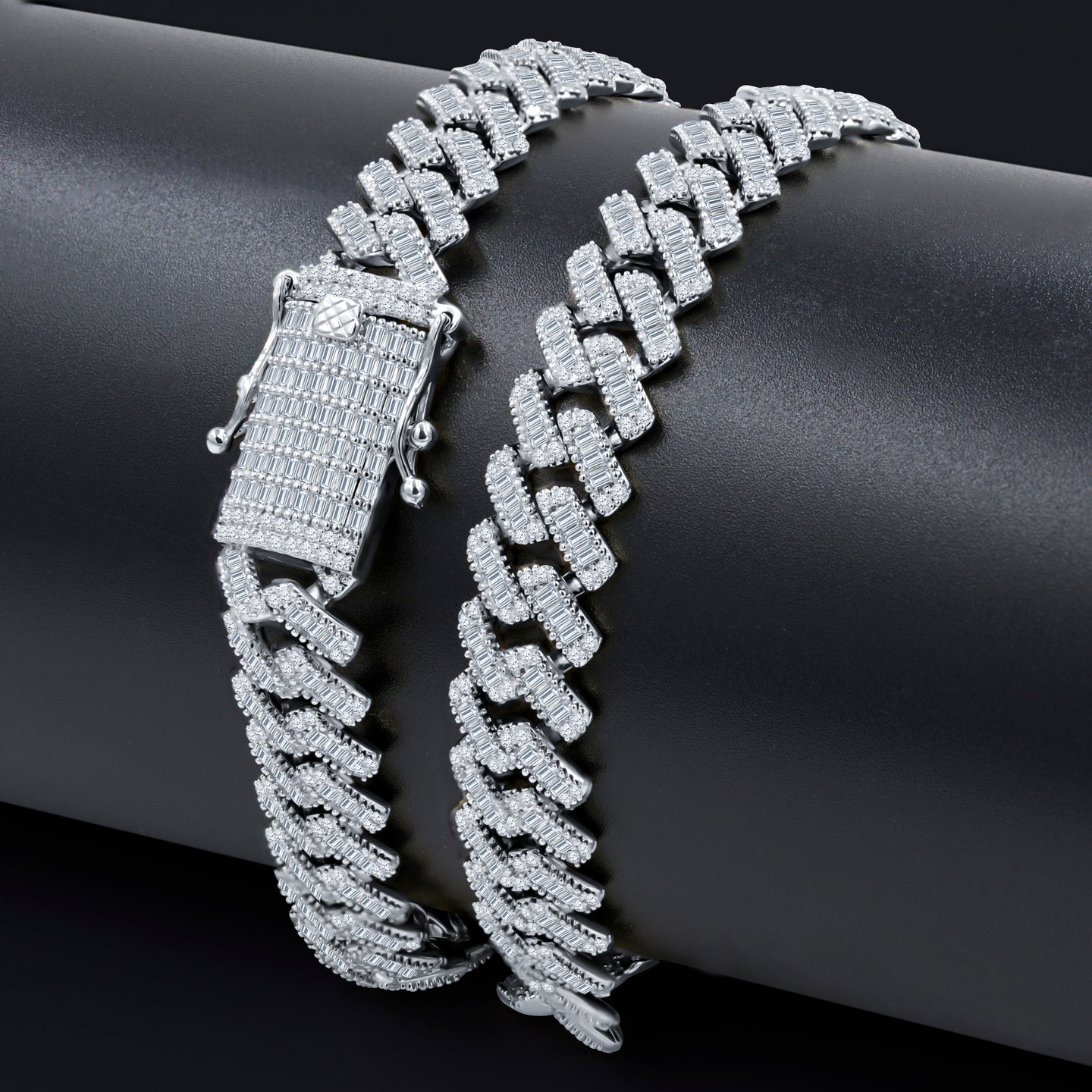 ECLIPTARA 12MM BRASS CHAIN CZ | 963511