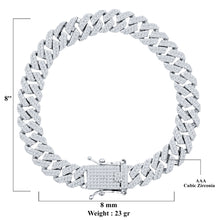 GEMSCULPT 8 MM SILVER BRACELET | 9222121