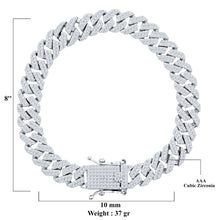 GEMSCULPT 10 MM SILVER BRACELET | 9222151