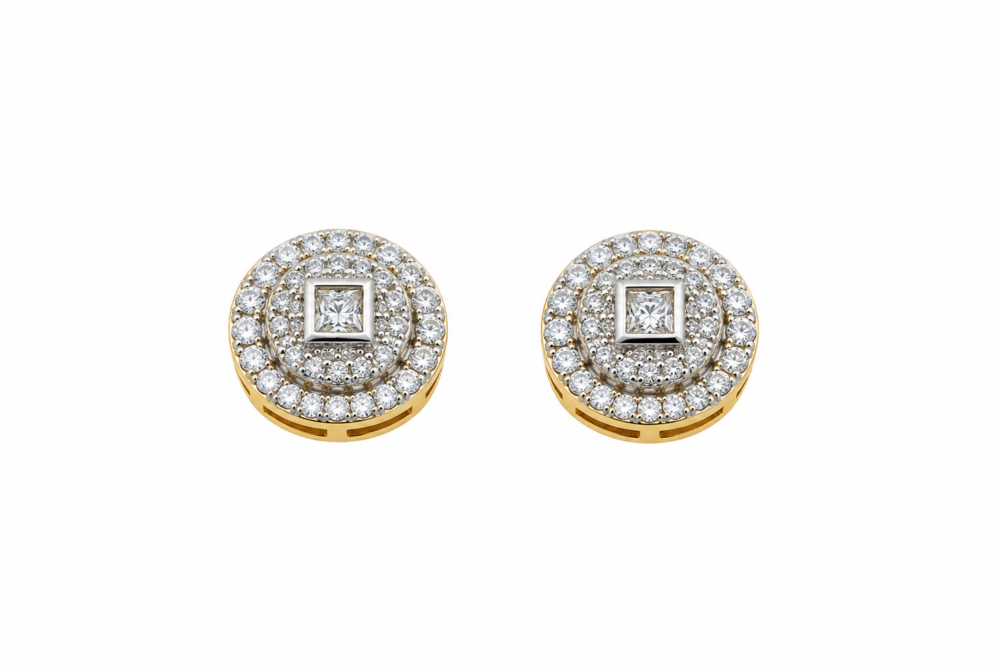 9911872 | 925 Moissanite Gold Earring