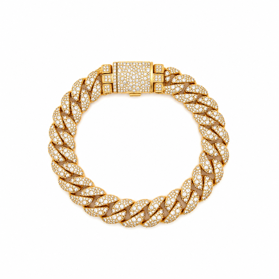9100152 | 10.70 CTW Brass Moissanite Gold 12mm 8.1