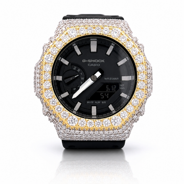 5902542 | Brass Moissanite G-Shock Gold Watch
