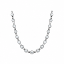 9911601 | 925 Moissanite Rhodium Chain