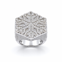 9912691 | 5.02 CTW 925 Silver Moissanite Rhodium Ring