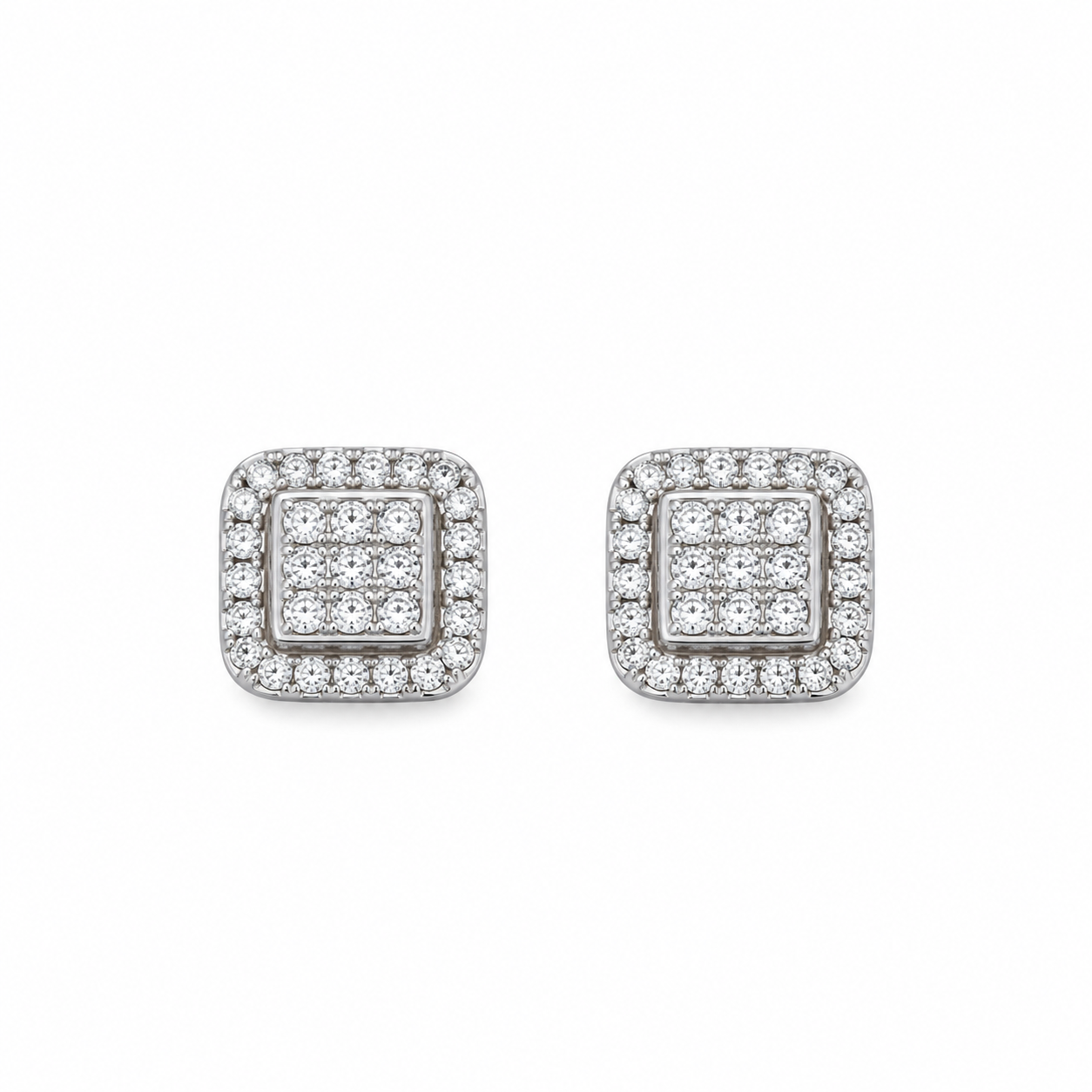 9911901 | 925 Moissanite Rhodium Earring