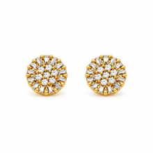 9100322 | 0.64 CTW Brass Moissanite Gold Earring
