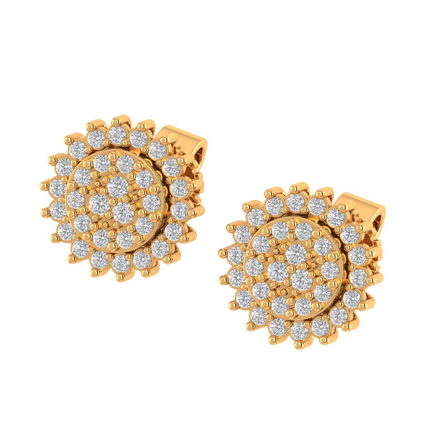 SANGUINE 10K GOLD MOISSANITE EARRINGS I 980052