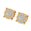 BLITHE 10K GOLD MOISSANITE EARRINGS I 980062