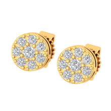ANTIC 10K GOLD MOISSANITE EARRINGS I 980102