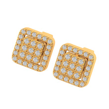 CLANNISH 10K GOLD MOISSANITE EARRINGS I 980032