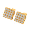 COY 10K GOLD MOISSANITE EARRINGS I 980082