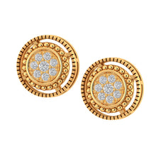 FRISKY 10K GOLD MOISSANITE EARRINGS I 980112