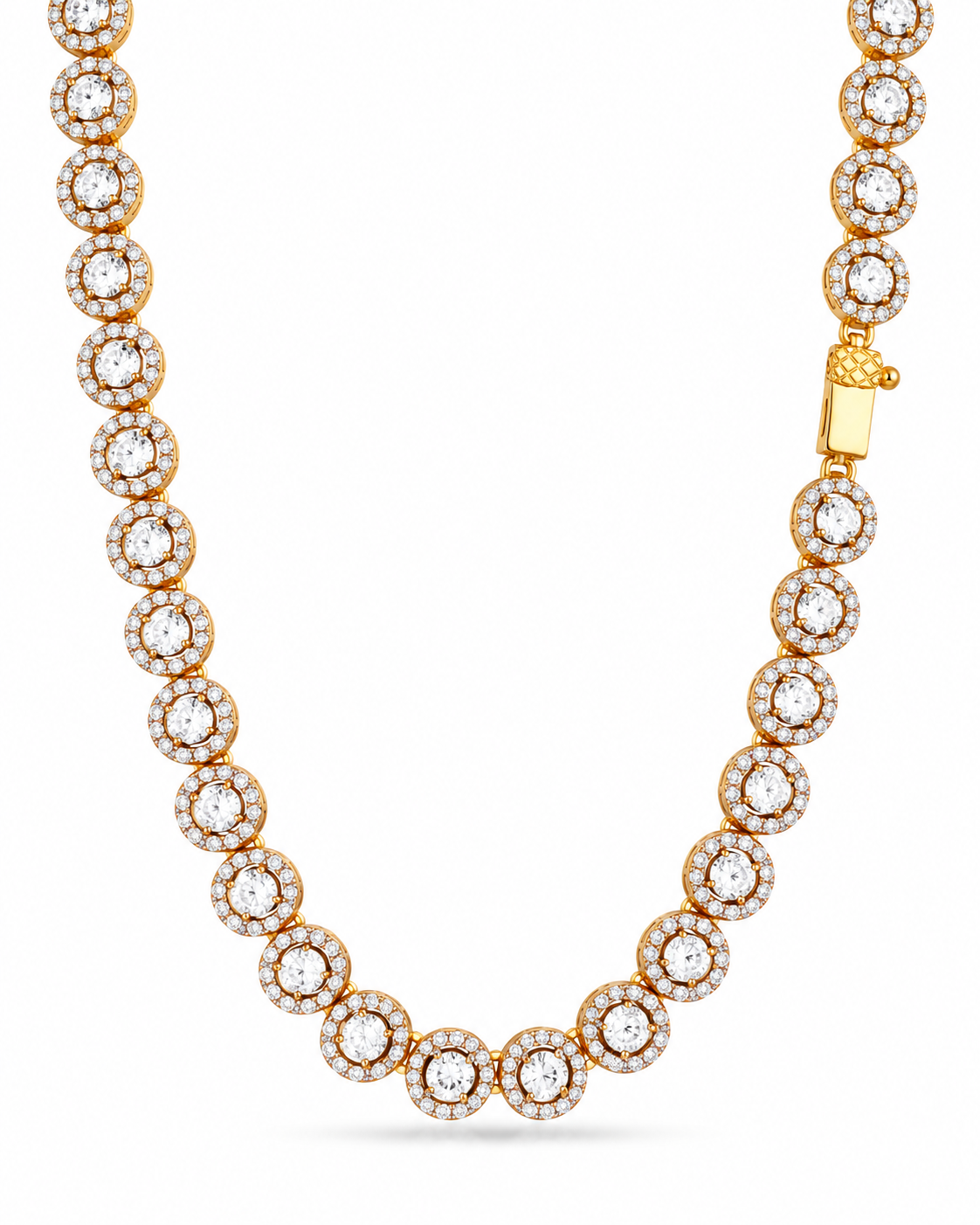 994832 | 925 Silver Moissanite Gold 20" Chain