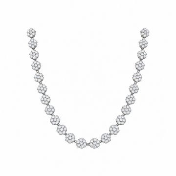 9911611 | 925 Moissanite Rhodium Chain