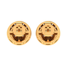 GILDED 10K GOLD MOISSANITE EARRINGS I 980042