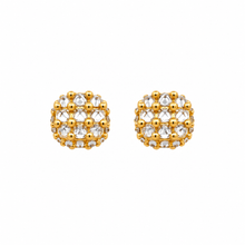 9100432 | 0.65 CTW Brass Moissanite Gold Earring