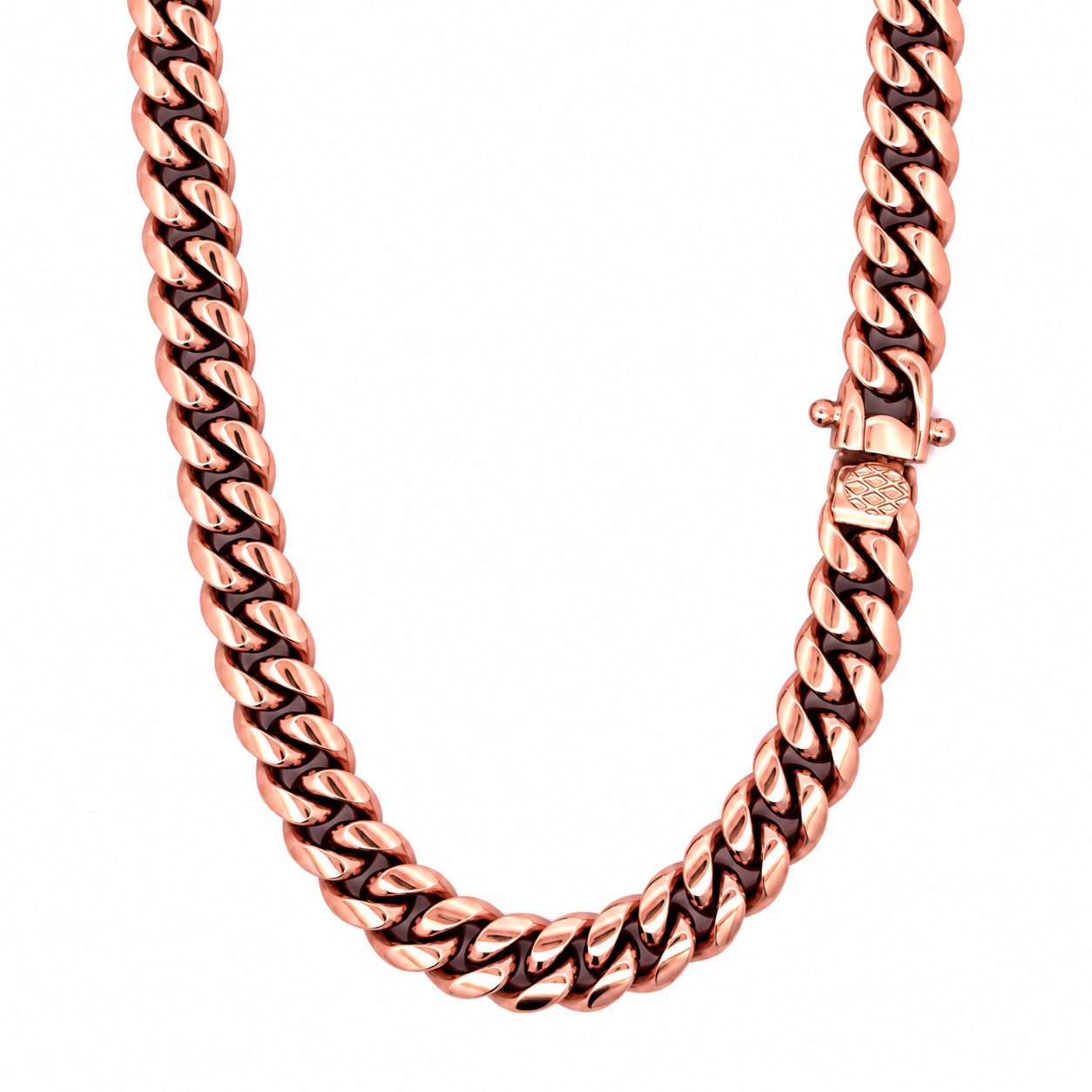 9310185 | 8mm Steel Rose Gold Chain